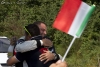 L'abbraccio tra Oronzo Montanaro e Claudio DeCiantis Foto Giuseppe Carrone